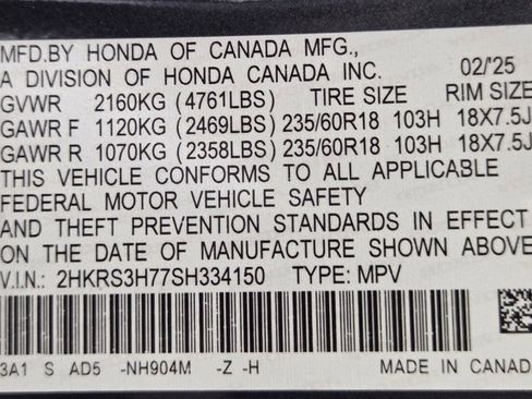 Used 2025 Honda CR-V EX-L image 33