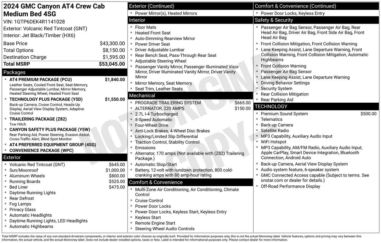 Used 2024 GMC Canyon AT4 w/ AT4 Premium Package AWD/4WD image 5