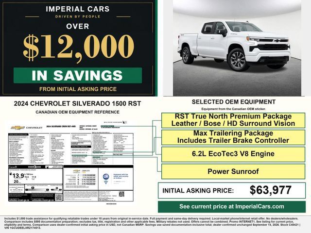 Certified 2024 Chevrolet Silverado 1500 RST AWD/4WD image 3