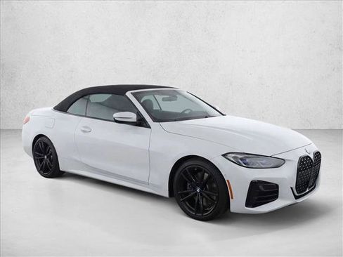Used 2021 BMW 430i Convertible w/ M Sport Package RWD image 3