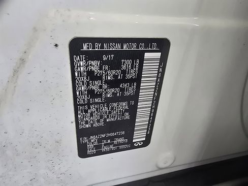 Used 2017 INFINITI QX80 2WD w/ Driver Assistance Package image 42