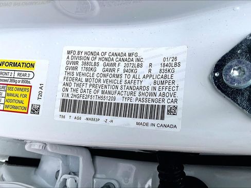 Used 2026 Honda Civic Sport image 16