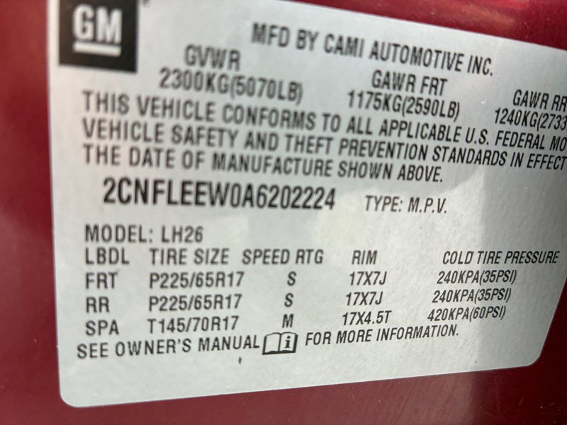 Used 2010 Chevrolet Equinox LT AWD/4WD image 19