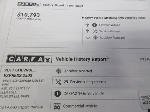 Used 2017 Chevrolet Express 2500 2500 Cargo image 33