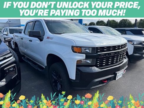 Used 2021 Chevrolet Silverado 1500 Custom Trail Boss AWD/4WD image 1