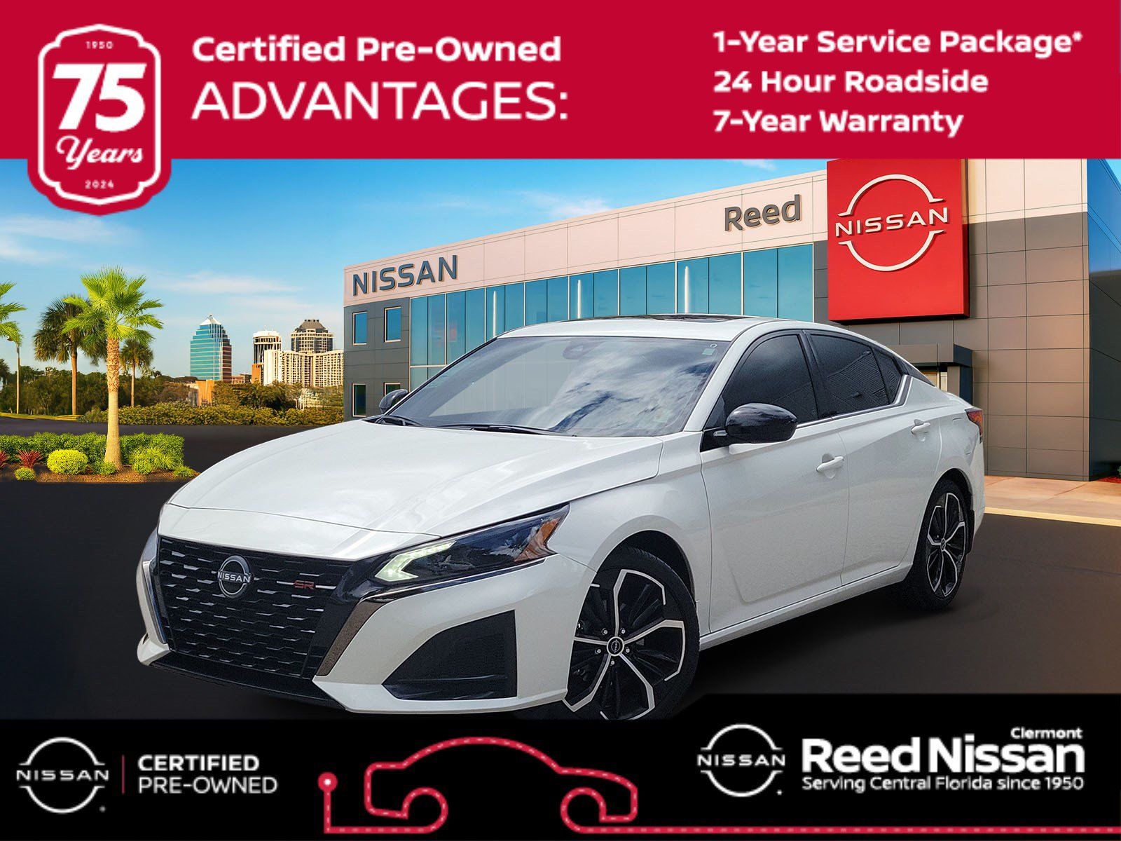 Certified 2025 Nissan Altima 2.5 SR w/ SR Premium Package FWD image 1