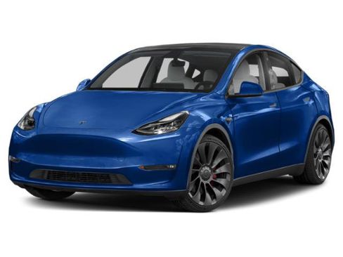 Used 2021 Tesla Model Y Long Range AWD/4WD image 1
