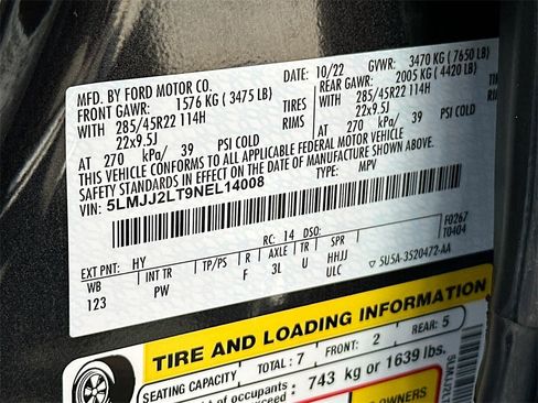 Used 2022 Lincoln Navigator Reserve image 27