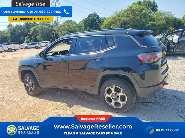Used 2022 Jeep Compass Trailhawk w/ Trailhawk Elite Group AWD/4WD image 3
