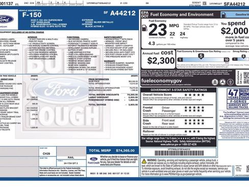 Used 2025 Ford F150 Lariat w/ Equipment Group 502A High image 5