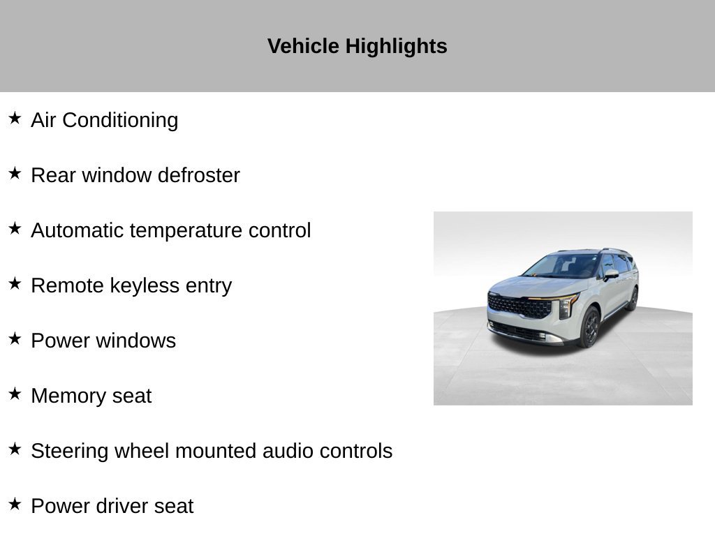 Used 2025 Kia Carnival SX FWD image 15