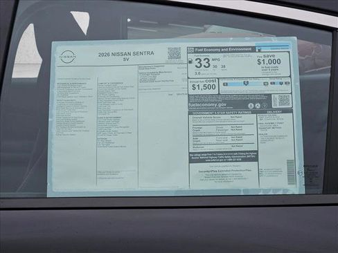 New 2026 Nissan Sentra SV image 16