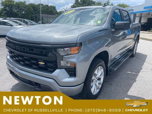 Used 2023 Chevrolet Silverado 1500 Custom w/ LPO, Dark Essentials Package AWD/4WD image 3