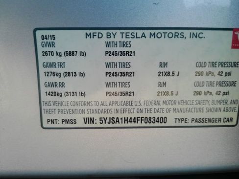 Used 2015 Tesla Model S P85D image 46