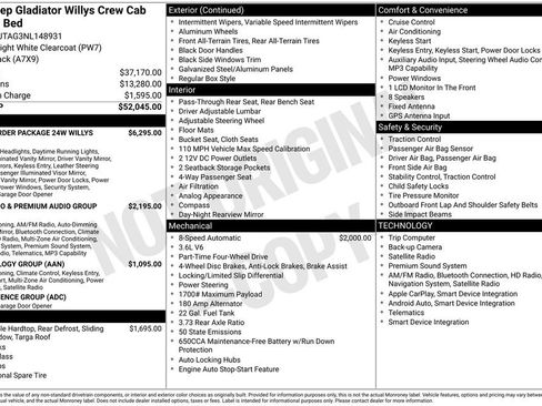 Used 2022 Jeep Gladiator Sport AWD/4WD image 40