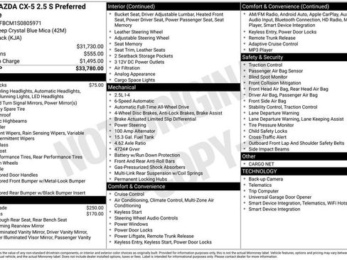 New 2025 MAZDA CX-5 AWD 2.5 S w/ Preferred Package image 2