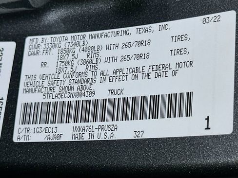 Used 2022 Toyota Tundra SR5 w/ TRD Off-Road Premium Package image 24