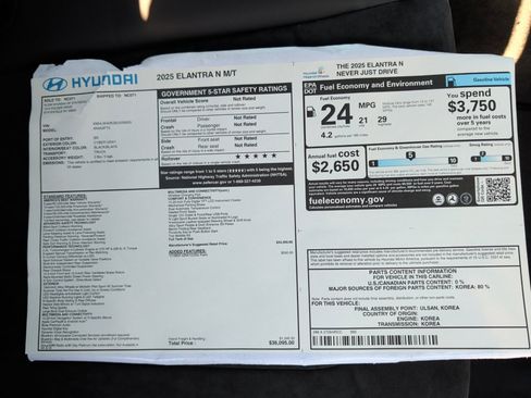 New 2025 Hyundai Elantra N image 33