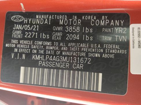 Used 2021 Hyundai Elantra Limited FWD image 33