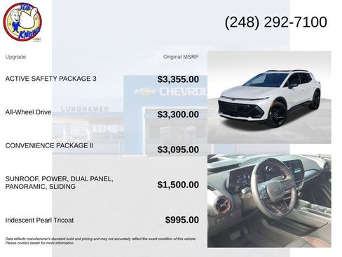 Used 2025 Chevrolet Equinox EV RS w/ Active Safety Package 3 AWD/4WD image 5