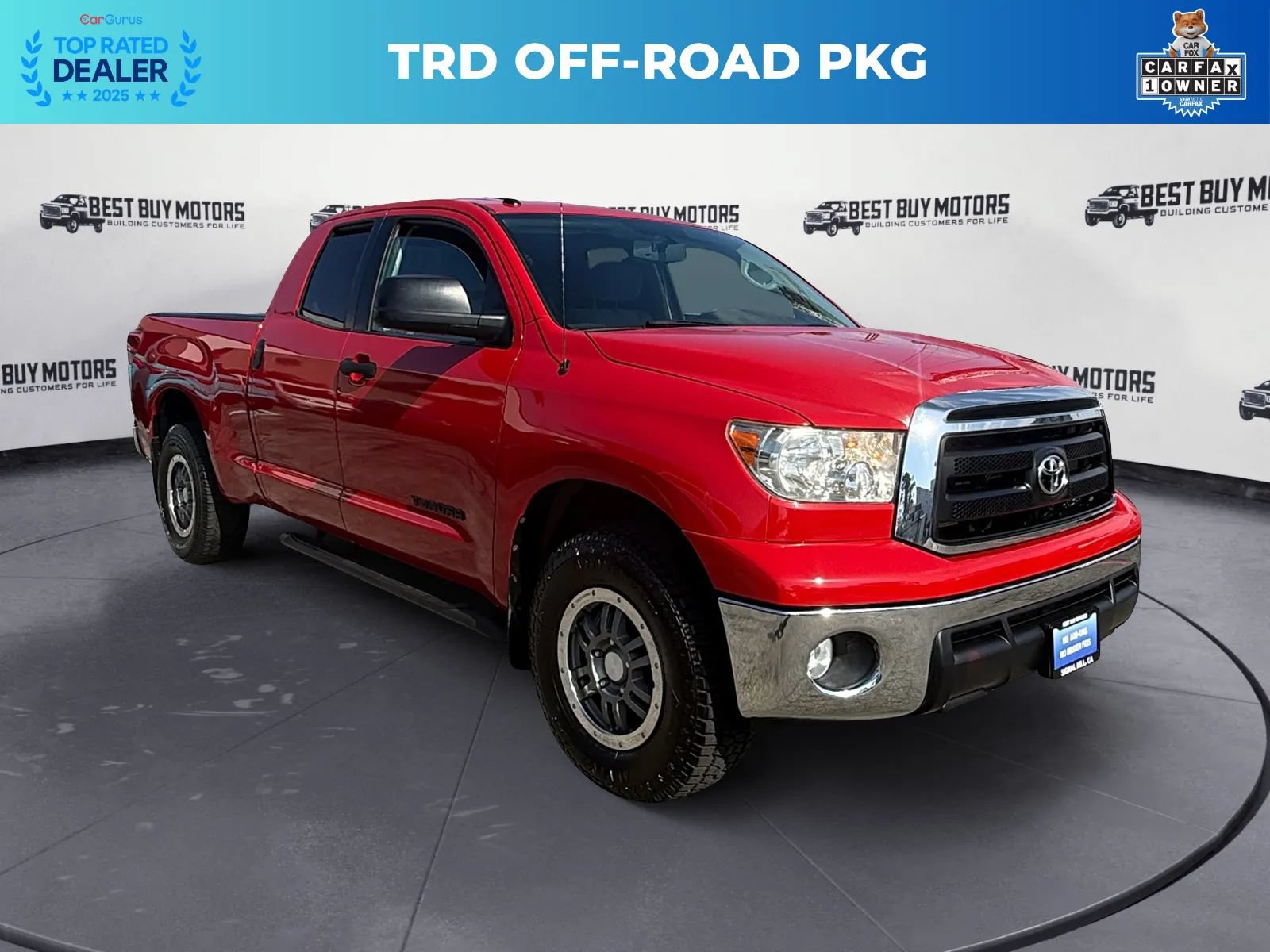 Used 2012 Toyota Tundra 4x4 Double Cab w/ TRD Off-Road Pkg image 1
