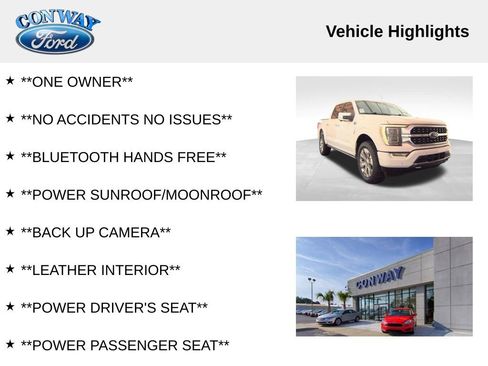 Used 2023 Ford F150 Platinum w/ Equipment Group 701A High image 4