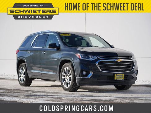 Used 2021 Chevrolet Traverse Premier w/ LPO, Floor Liner Package image 1