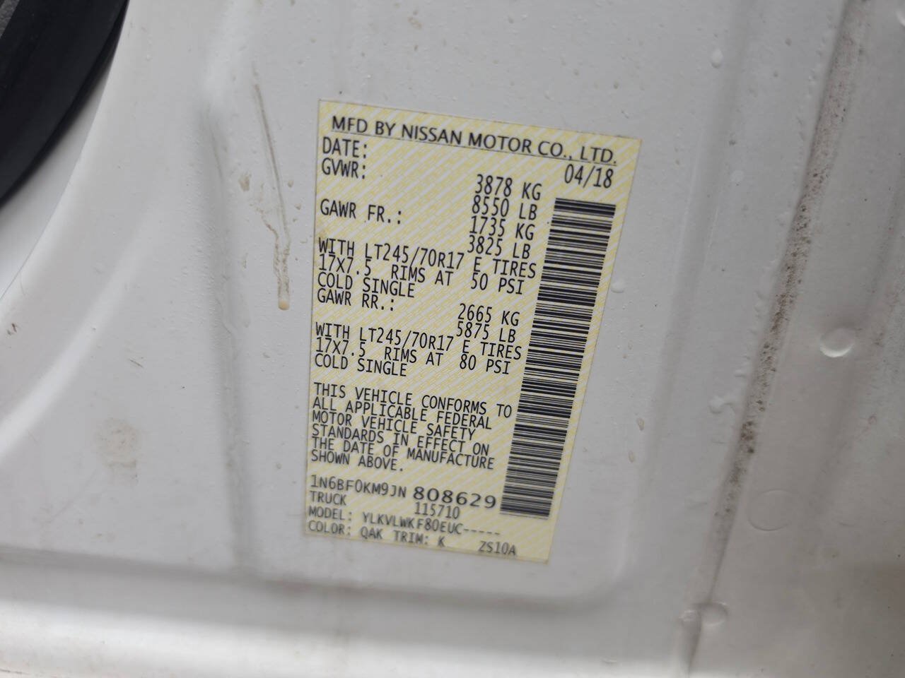 Used 2018 Nissan NV 1500 S RWD image 25