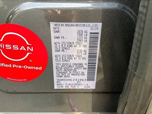 Certified 2024 Nissan Pathfinder SL w/ SL Premium Package image 36