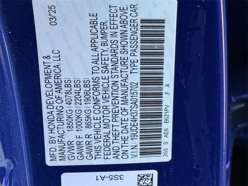 Certified 2025 Acura Integra A-Spec image 30