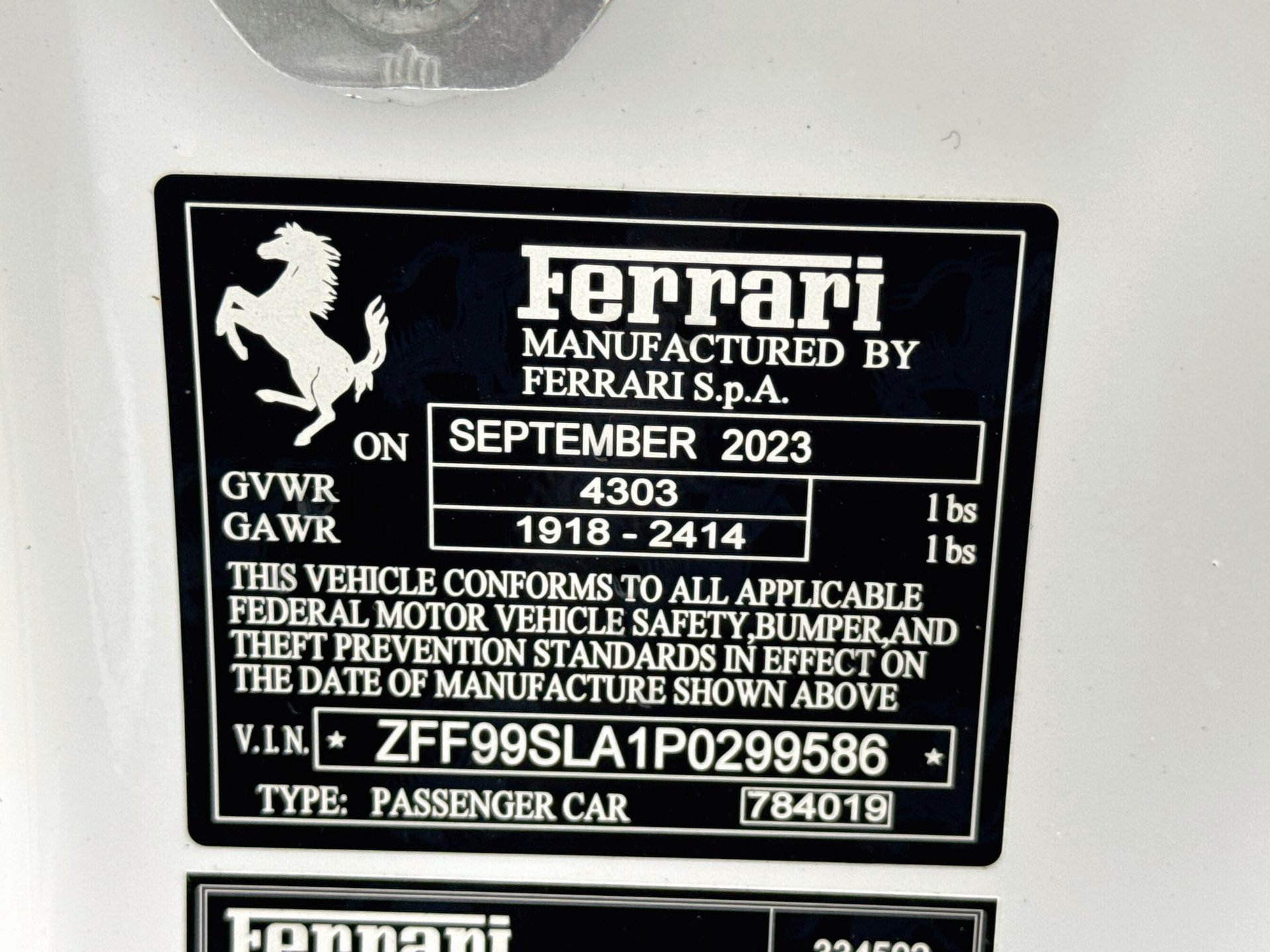 Certified 2023 Ferrari 296 GTB RWD image 27