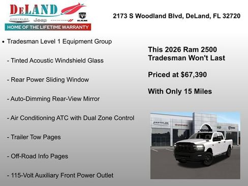 New 2026 RAM 2500 Tradesman image 6