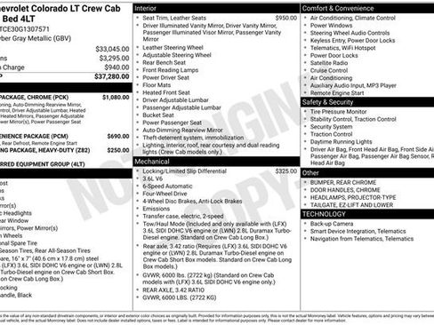 Used 2016 Chevrolet Colorado LT w/ Luxury Package, Chrome image 10