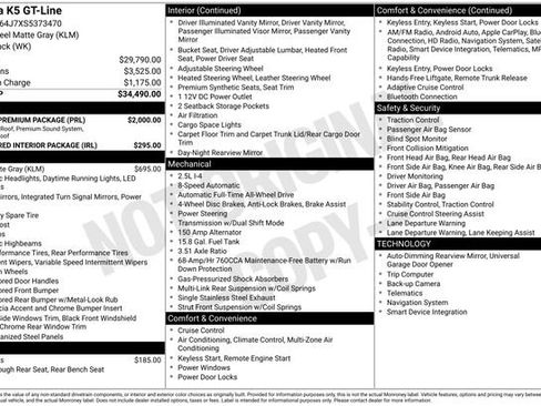 Used 2025 Kia K5 GT-Line w/ GT-Line Premium Package image 20