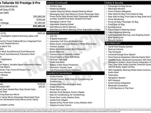 Used 2024 Kia Telluride SX Prestige X-Pro AWD/4WD image 35