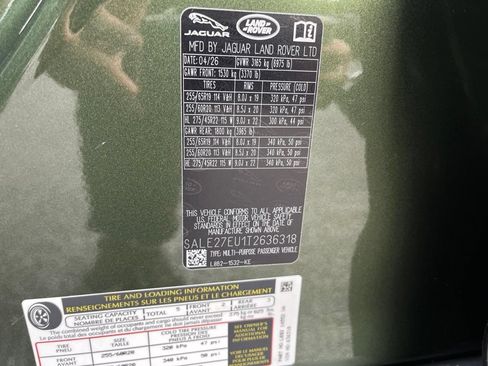 New 2026 Land Rover Defender 110 X-Dynamic SE AWD/4WD image 27