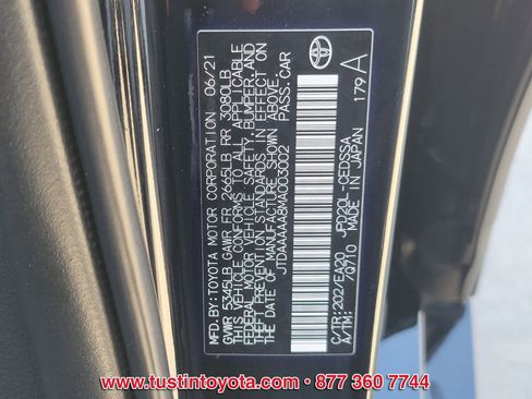 Certified 2021 Toyota Mirai XLE w/ Advanced Technology Package image 15