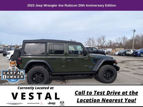 Used 2023 Jeep Wrangler Unlimited Rubicon 4xe AWD/4WD image 2
