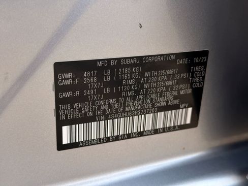 Certified 2024 Subaru Crosstrek 2.5i Wilderness image 38