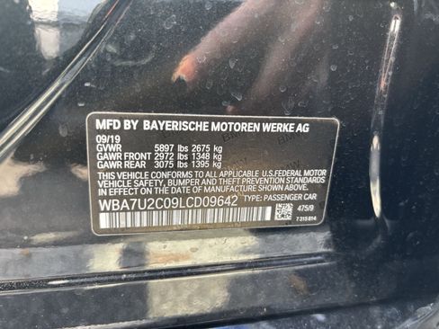 Used 2020 BMW 750i xDrive w/ Executive Package AWD/4WD image 37