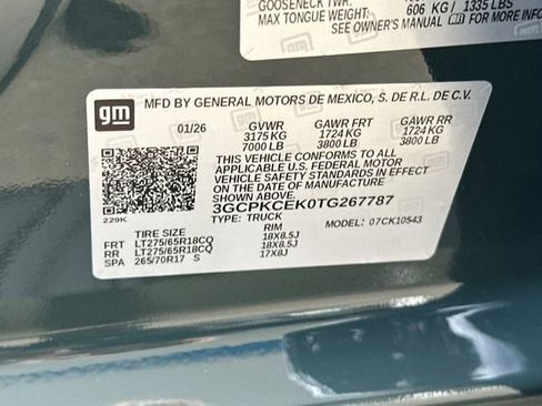 New 2026 Chevrolet Silverado 1500 Custom Trail Boss image 36