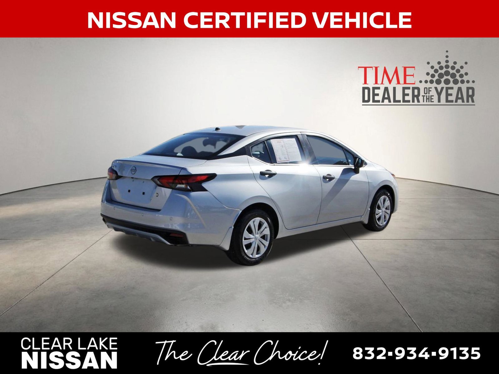 Certified 2025 Nissan Versa S w/ Trunk Package FWD image 8