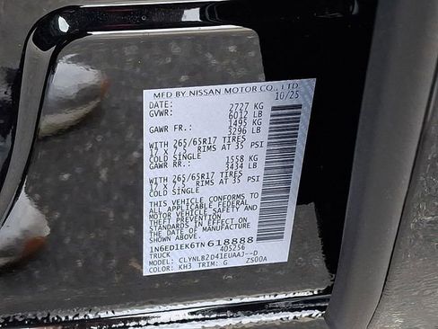 New 2026 Nissan Frontier SV w/ All-Weather Content Package image 20