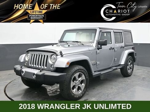 Used 2018 Jeep Wrangler Unlimited Sahara AWD/4WD image 1