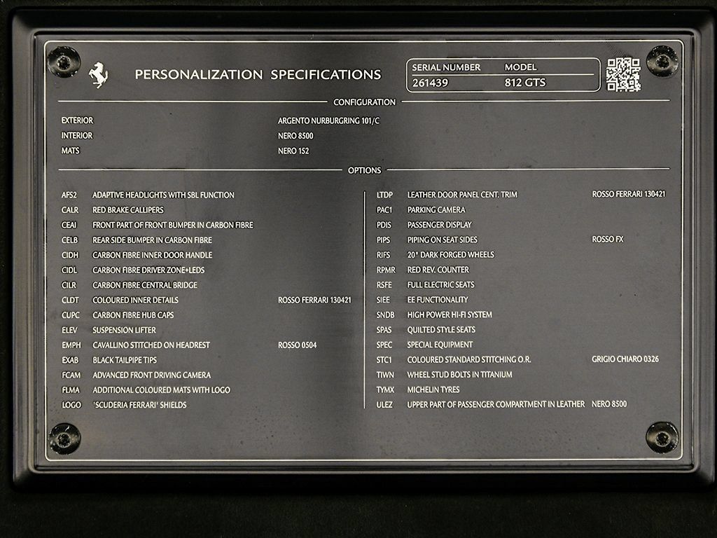 Certified 2021 Ferrari 812 GTS RWD image 40