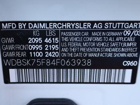 Used 2004 Mercedes-Benz SL 500 image 17