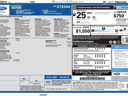 Used 2019 Ford Edge Titanium image 3