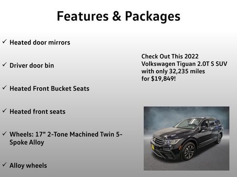 Used 2022 Volkswagen Tiguan S AWD/4WD image 17