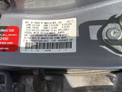 Used 2016 Honda Accord EX image 37