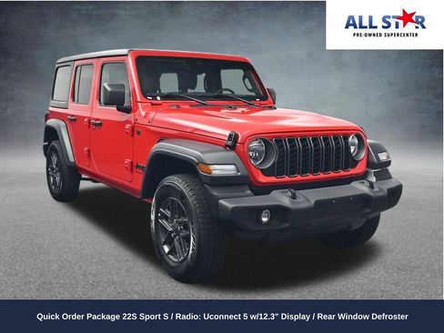 Used 2025 Jeep Wrangler Unlimited Sport AWD/4WD image 1